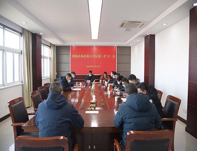 淮海农场公司召开纪委扩大会议