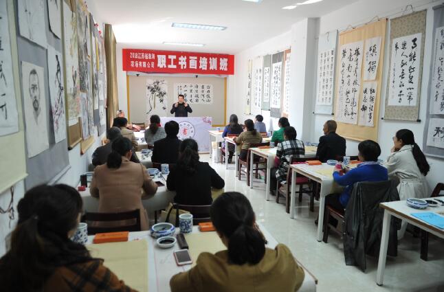 淮海书画室布展一年成为社区文化生活参观热点.jpg