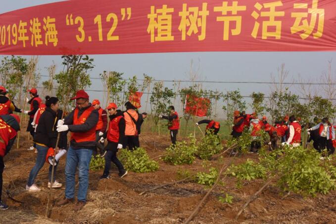 淮海农场有限公司团委开展义务植树活动.jpg